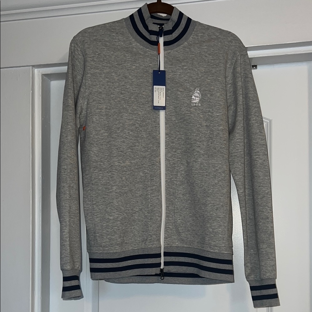 Grey STITCH Zip-Up Jacket